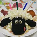 居眠り姫愛's cooksnap of when they made ひつじのショーン★ドームケーキ★.