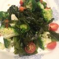 didiko's cooksnap of when they made ブロッコリーと海老、わかめのピリ辛サラダ.