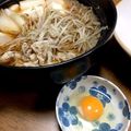 YUKIKI☆'s cooksnap of when they made 一人鍋でもやしすき焼き鍋.