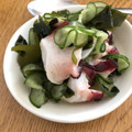 msmkk's cooksnap of when they made たこときゅうりの酢の物.