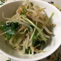 腹ペコくるみ's cooksnap of when they made 簡単だけどウマ！三つ葉とモヤシのおひたし.