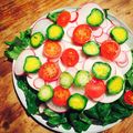 kaokaofood's cooksnap of when they made ラディッシュ・かぶ・レタスの水玉サラダ.