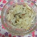 ぽぽきゅ's cooksnap of when they made 梅ぇ～♡♥塩昆布ｄｅもやしの和え物.