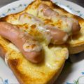 ★なみ☆'s cooksnap of when they made ウィンナーチートースト.