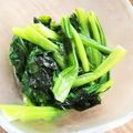 umicha's cooksnap of when they made やみつき！小松菜ワサビ海苔のおひたし.