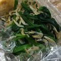 亜久里's cooksnap of when they made ほうれん草と干しエビのお浸し.