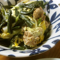 低カロ探検隊's cooksnap of when they made 葉玉ねぎの卵とじ.