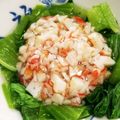 こげ岡's cooksnap of when they made レンジで簡単！青梗菜の蟹餡掛け.