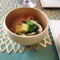 みほの☆'s cooksnap of when they made アボカドとカニかまのわさびポン酢和え.