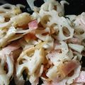 Klunaria's cooksnap of when they made 簡単☆れんこんとベーコン炒め.