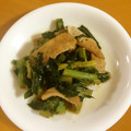 ゆすひと's cooksnap of when they made 大根の葉と油揚げの炒め煮.