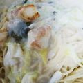 桜空星's cooksnap of when they made 失敗しないクリームパスタ.