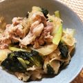 うらもこ's cooksnap of when they made ターサイと豚バラ＋厚揚げで香味炒め♪.