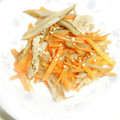 白いぐれーぷ's cooksnap of when they made お弁当に☆焼き肉のたれでごぼうのきんぴら.