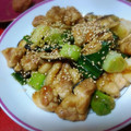 うしおにこ's cooksnap of when they made 鶏肉と長ネギ・しめじの甘辛照り焼き♡.