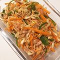 Hina♪Mama's cooksnap of when they made 切り干し大根とささみの韓国風バンバンジー.