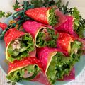 ふくさちymh's cooksnap of when they made 父の日、記念日に感謝の気持ちで花束サンド.