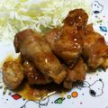 ﾁｮﾎﾞﾋﾟ's cooksnap of when they made 長芋の肉巻き.
