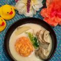 ももちゃんのれしぴ's cooksnap of when they made かぶと厚揚げときのこの白いごま味噌汁.