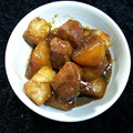 PM5145's cooksnap of when they made 厚切り大根と豚肉のオイスターソース煮.