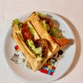スーパーリンクス's cooksnap of when they made ハンバーグとウインナーでトーストサンド.