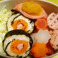 popopon399's cooksnap of when they made お弁当に♪豚肉と人参のお花肉巻き*.