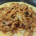 UK＆T's cooksnap of when they made 旨辛！俺の豚キムチ卵とじDX.