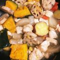 二瑚・奏佑ママ's cooksnap of when they made 秋野菜の煮物.