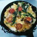 naki1227's cooksnap of when they made 和洋風◎肉トマトチーズ入りのニラ玉.