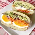 しおちゃん9's cooksnap of when they made 大豆よもぎパンケーキでわんぱくサンド.