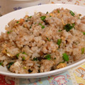 rie-tin's cooksnap of when they made 魚嫌いの娘に☆しらすの和風チャーハン.