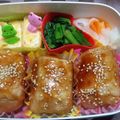 みたらしだんご大好き's cooksnap of when they made 簡単♡肉巻きおにぎり.
