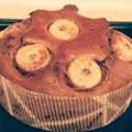 あゆまんま♪'s cooksnap of when they made 板チョコとHMで★チョコバナナケーキ.