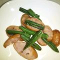 akigon5's cooksnap of when they made ウインナーといんげんのニンニク醤油炒め.