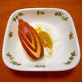 pitachan1's cooksnap of when they made ◆喫茶店風＊りんごの飾り切り◆.