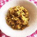 てりぼう's cooksnap of when they made 常備したい♪切り干し高野のカレー炒め.
