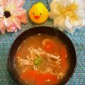 ももちゃんのれしぴ's cooksnap of when they made 簡単☆豚汁風な味噌汁.