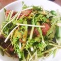 うさぎのジャック's cooksnap of when they made おつまみにも！マグロと水菜の味噌ユッケ.