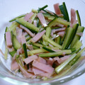 gogocha's cooksnap of when they made ハムときゅうりのさっぱり和え.