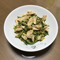 ビキナーもんちゃん's cooksnap of when they made キュウリとささみのごま和え.