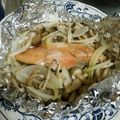 24歳、学生です。's cooksnap of when they made サーモンのホイル焼き.