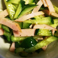 ayakaL7's cooksnap of when they made きゅうりとハムの和え物.