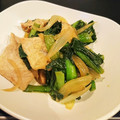 ☆momomama☆'s cooksnap of when they made 小松菜と豚肉のコク旨炒め♡カレー風味♪.