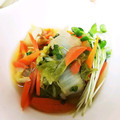 ユーロン's cooksnap of when they made 豆苗と白菜・竹輪のサッと煮♪.