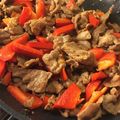 Katter's cooksnap of when they made 豚バラとパプリカの生姜焼き.