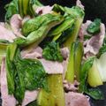 まきまど's cooksnap of when they made チンゲンサイと豚肉のおいしい炒め物☆.