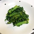 はなにゃん✲'s cooksnap of when they made めんつゆで簡単♪わさび菜のお浸し.