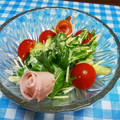 めみたん☆'s cooksnap of when they made 水菜ときゅうりのサラダ.