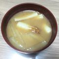 亜久里's cooksnap of when they made ✿大根と竹輪の味噌汁✿.