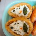curisupin's cooksnap of when they made スヌーピーキャラ弁★いなり 簡単.